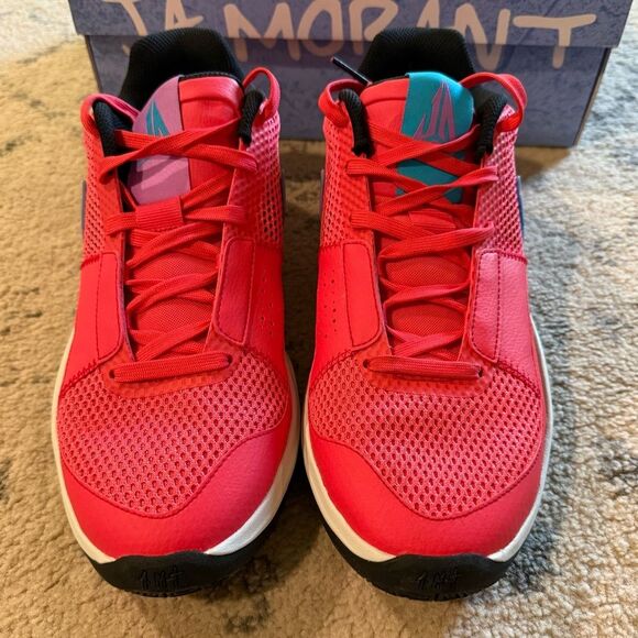 NIB Nike JA 1 Fuel Ember Glow/ Blue Low Top Running Sneakers DR8785-800 Size 9 - Picture 4 of 11